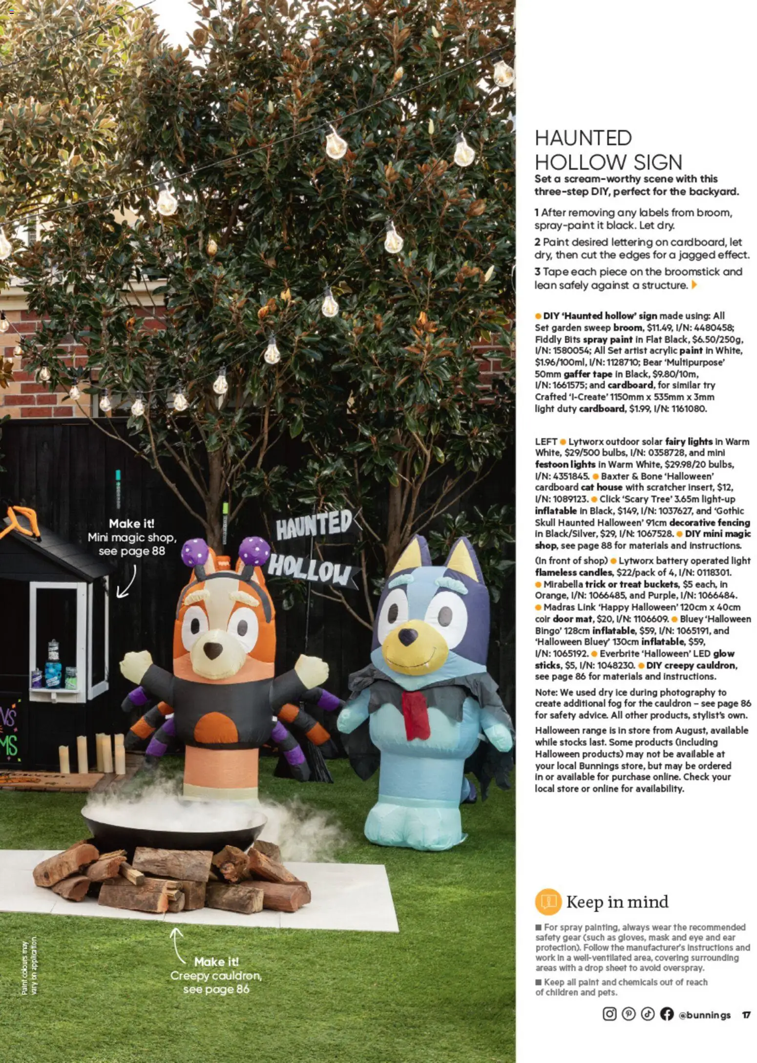 Bunnings Warehouse catalogue - valid from 01/10/2026 | Page: 17 | Products: Door, Light, Mask, Ice