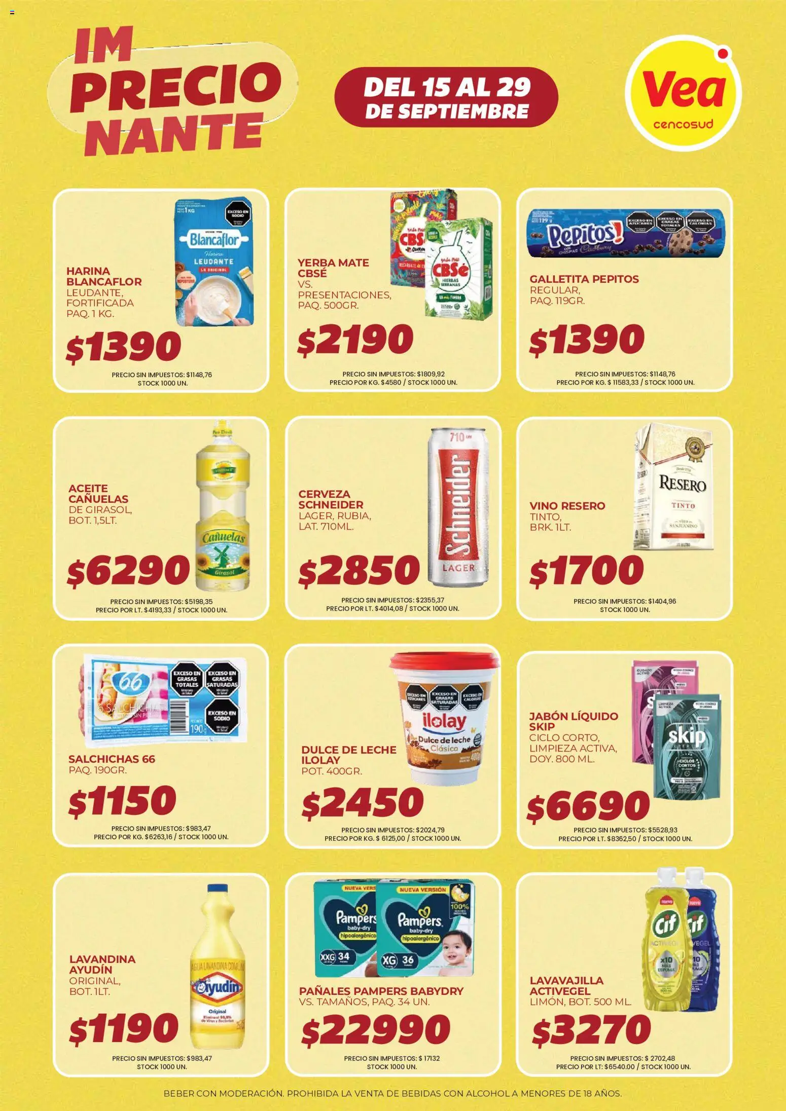 Vea - Folleto imPRECIOnante | Córdoba │ válido desde el 15/09/2026 | Página: 2 | Productos: Jabón, Vino, Alcohol, Pañales