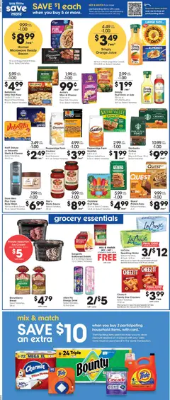Preview of Mariano's weekly ads valid from 09/09/2026 | Page: 6 | Products: Crackers, Protein, Chocolate Chip, Energy drink