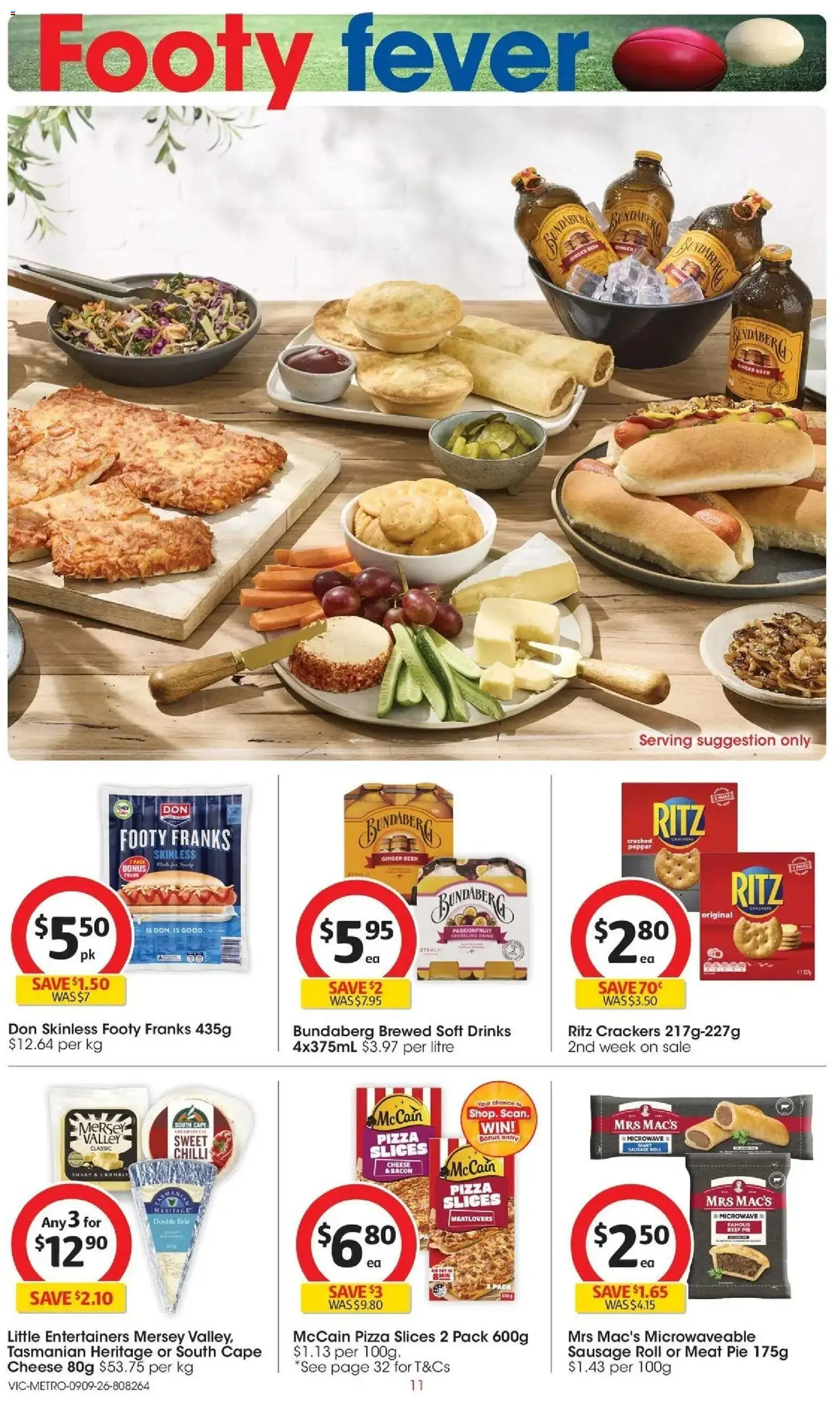 ﻿Coles catalogue valid from 09/09/2026 > Online Australia | Page: 11 | Products: Drinks, Beef, Meat, Sausages