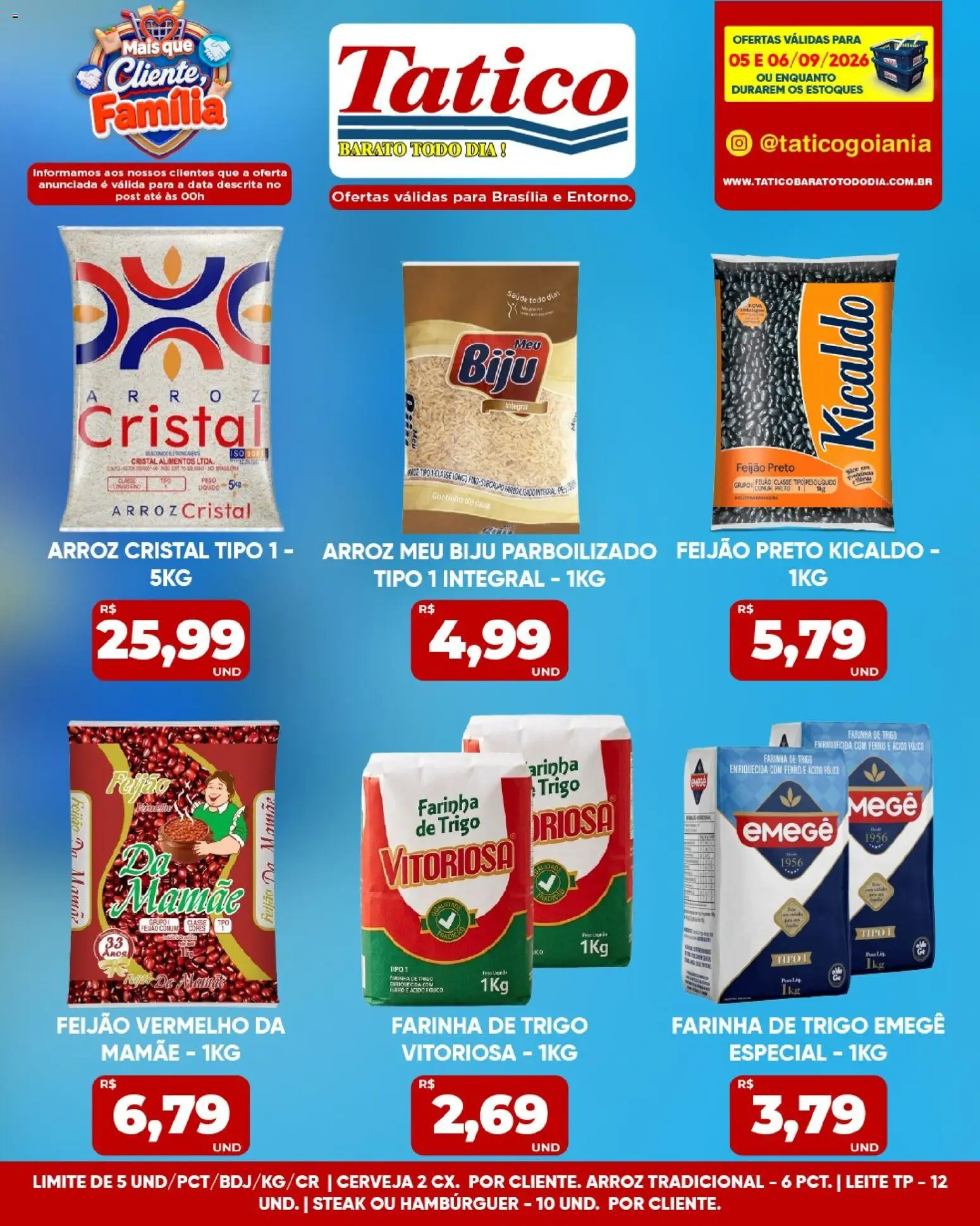 Tatico Folheto - válido de 05/09/2026 | Página: 15 | Produtos: Steak, Farinha de trigo, Cerveja, Alimentos