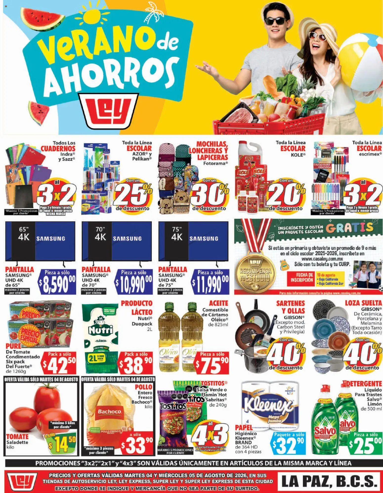 Nuevas ofertas de Casa Ley válidas en toda la República Mexicana desde el 04/08/2026. ¡Encuentra las mejores ofertas en Casa Ley folleto Autoservicio! | Página: 2 | Productos: Pollo, Tomate, Limón, Pure de Tomate