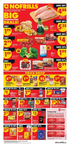 Preview of No Frills weekly flyer / circulaire from shop No Frills valid from Oct 1, 2026