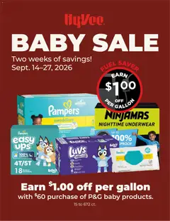 Preview of HyVee weekly ads valid from 09/14/2026