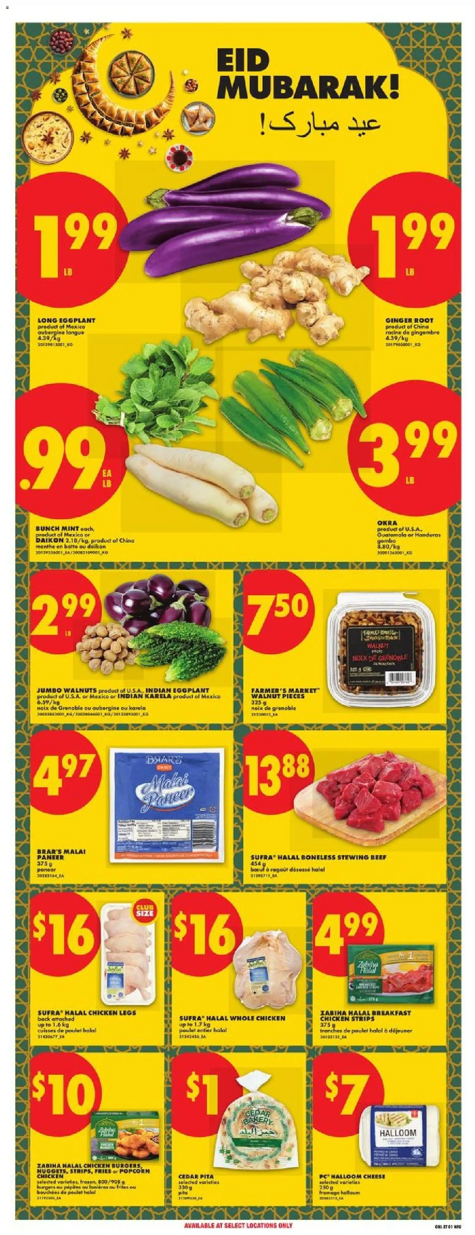 No Frills flyer valid from 14.05.2026 | Page: 18 | Products: Beef, PC, Bakery, Cheese