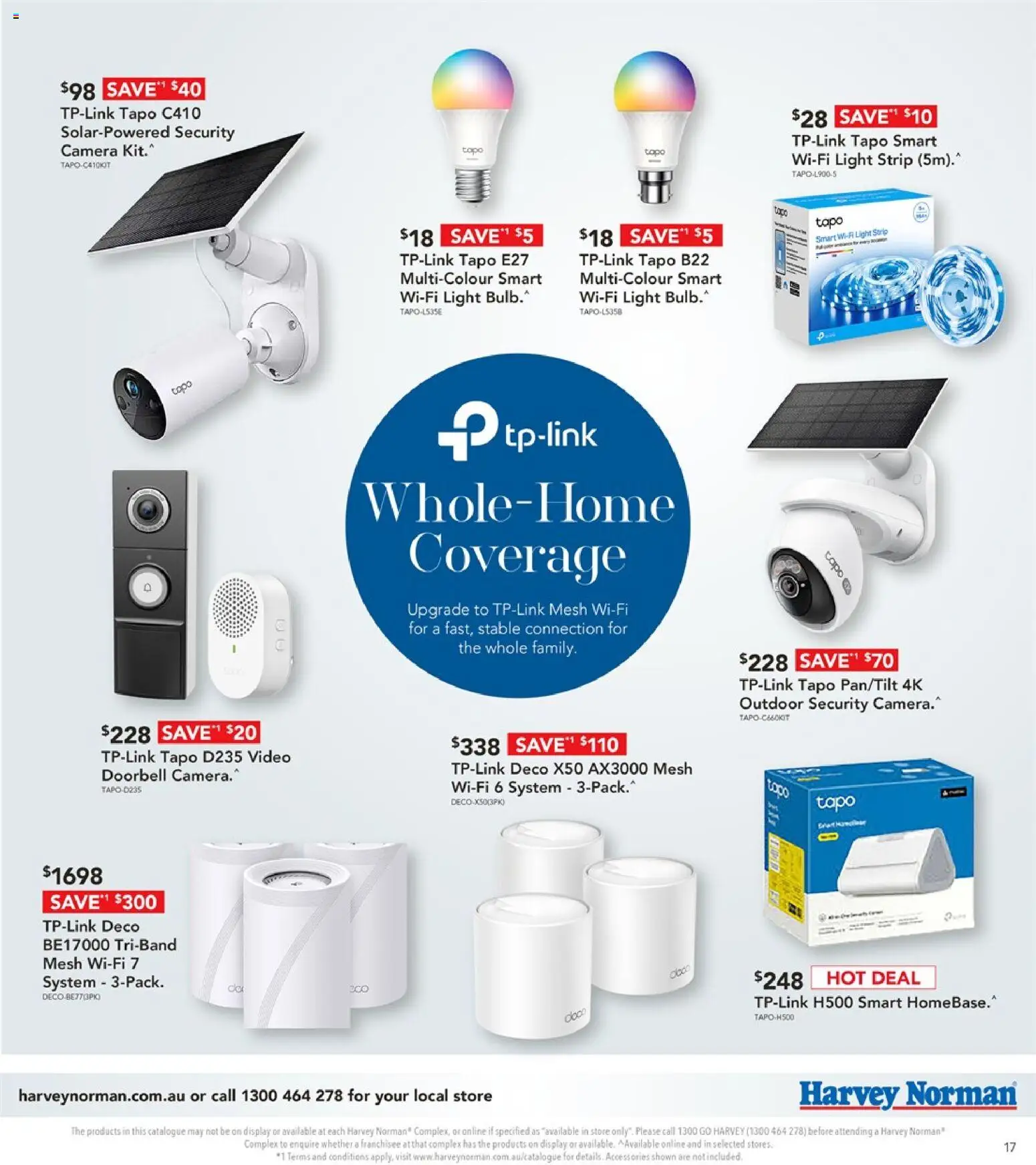 Harvey Norman catalogue - valid from 08/09/2026 | Page: 17 | Products: Light, Camera, Strip, Video