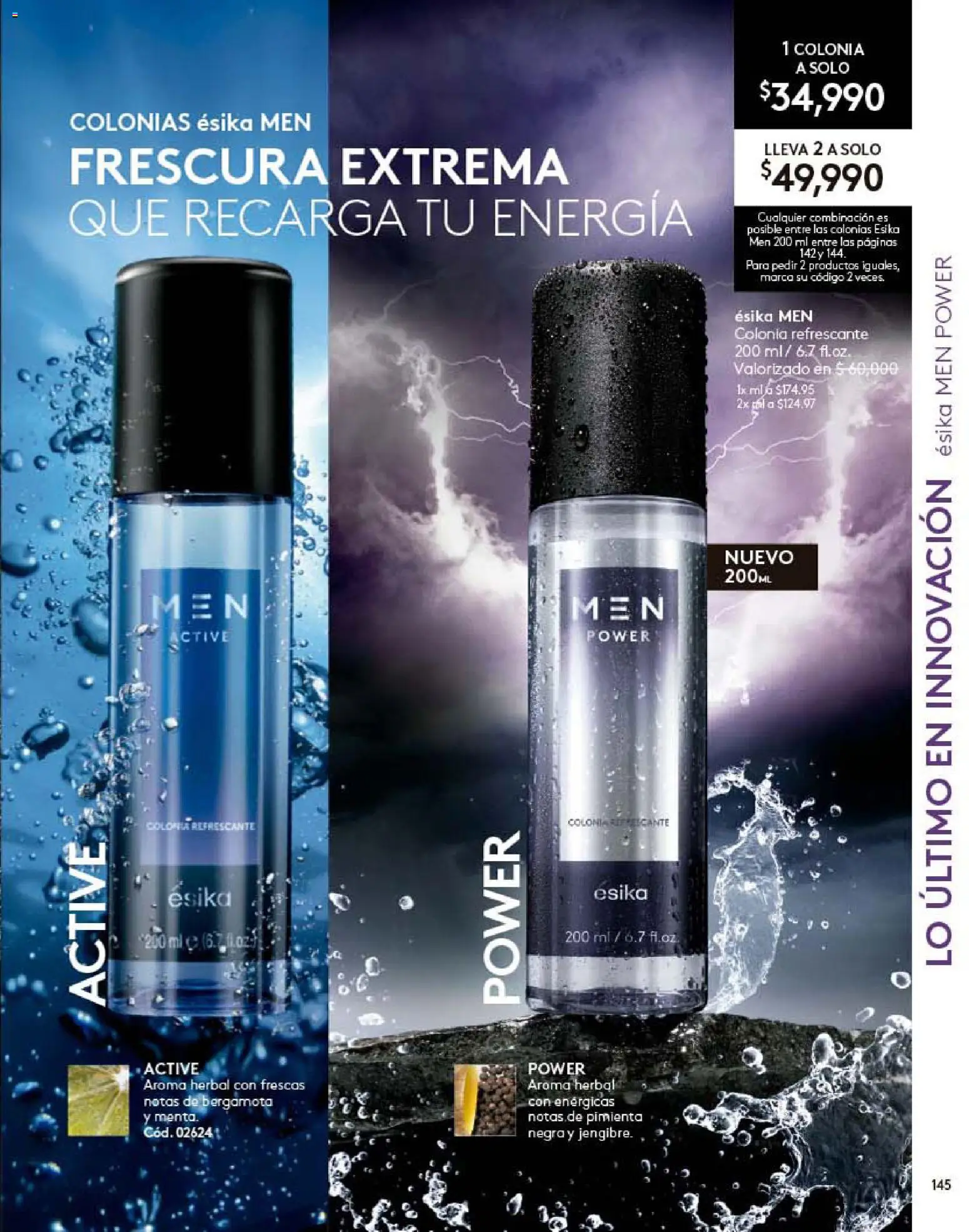 Ésika revista - valida desde el 26.06.2026 | Página: 145 | Productos: Pimienta, Combinación