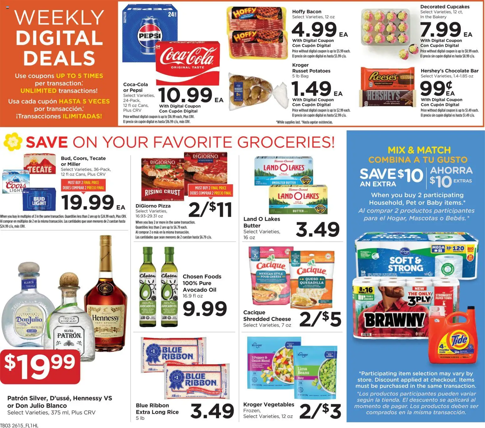 Food 4 Less Weekly Ad - valid from 13.05.2026 | Page: 4 | Products: Bakery, Butter, Pizza, Onion
