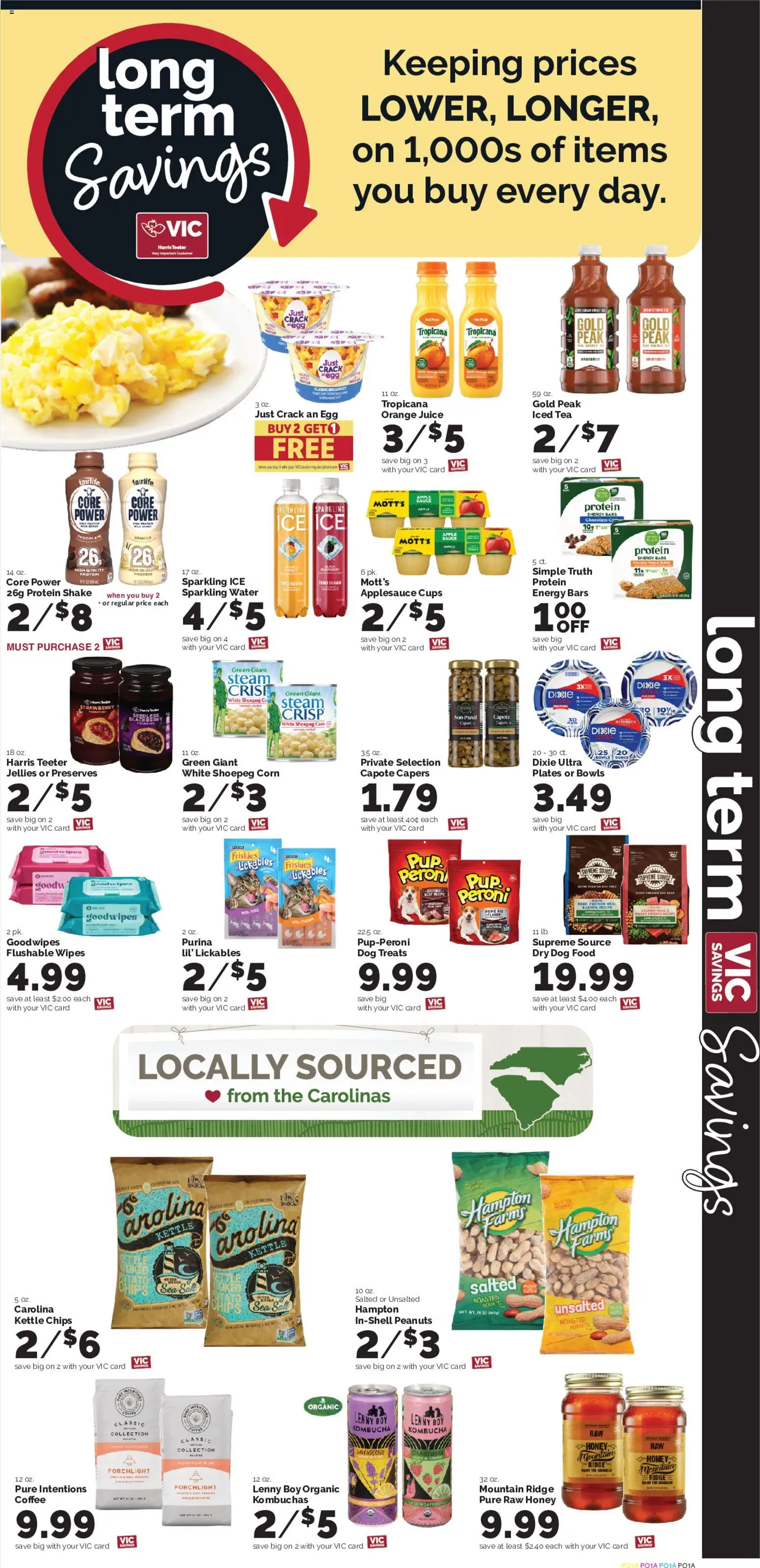 Harris Teeter Weekly Ad - valid from 09/09/2026 | Page: 8 | Products: Dog Treats, Protein, Sugar, Pc