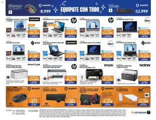 Vista previa Cetrogar catálogo válido desde el 01.04.2026 | Página: 7 | Productos: Teclado, Disco, Notebook, Mochila