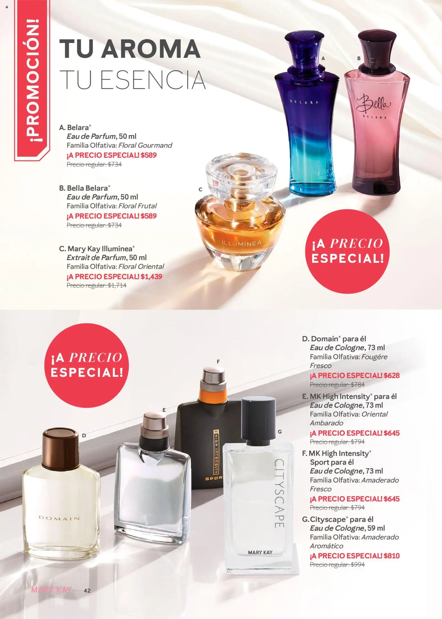 Nuevas ofertas de Mary Kay válidas en toda la República Mexicana desde el 01.04.2026. ¡Encuentra las mejores ofertas en Catálogo Mary Kay Abril 2026! | Página: 42 | Productos: Perfume
