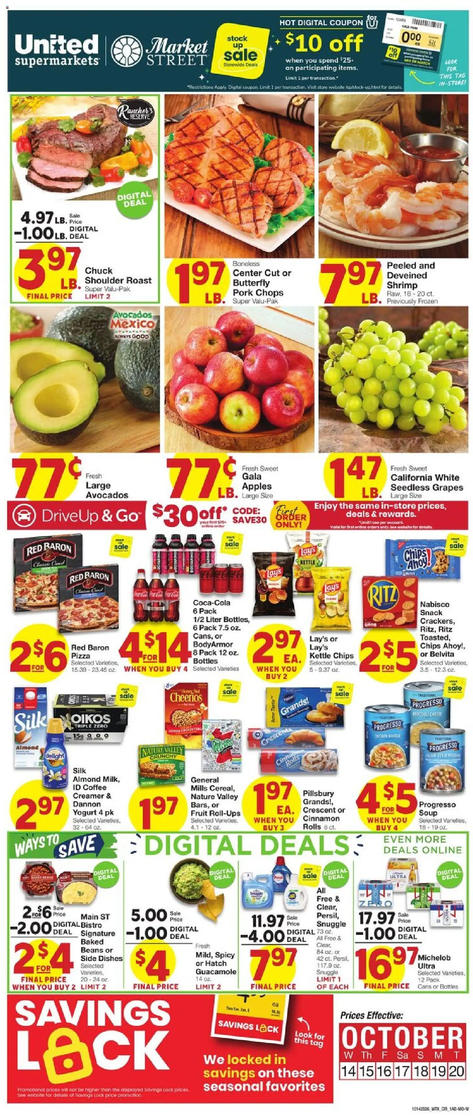 United Supermarkets Weekly Ad - valid from 10/14/2026 | Page: 1