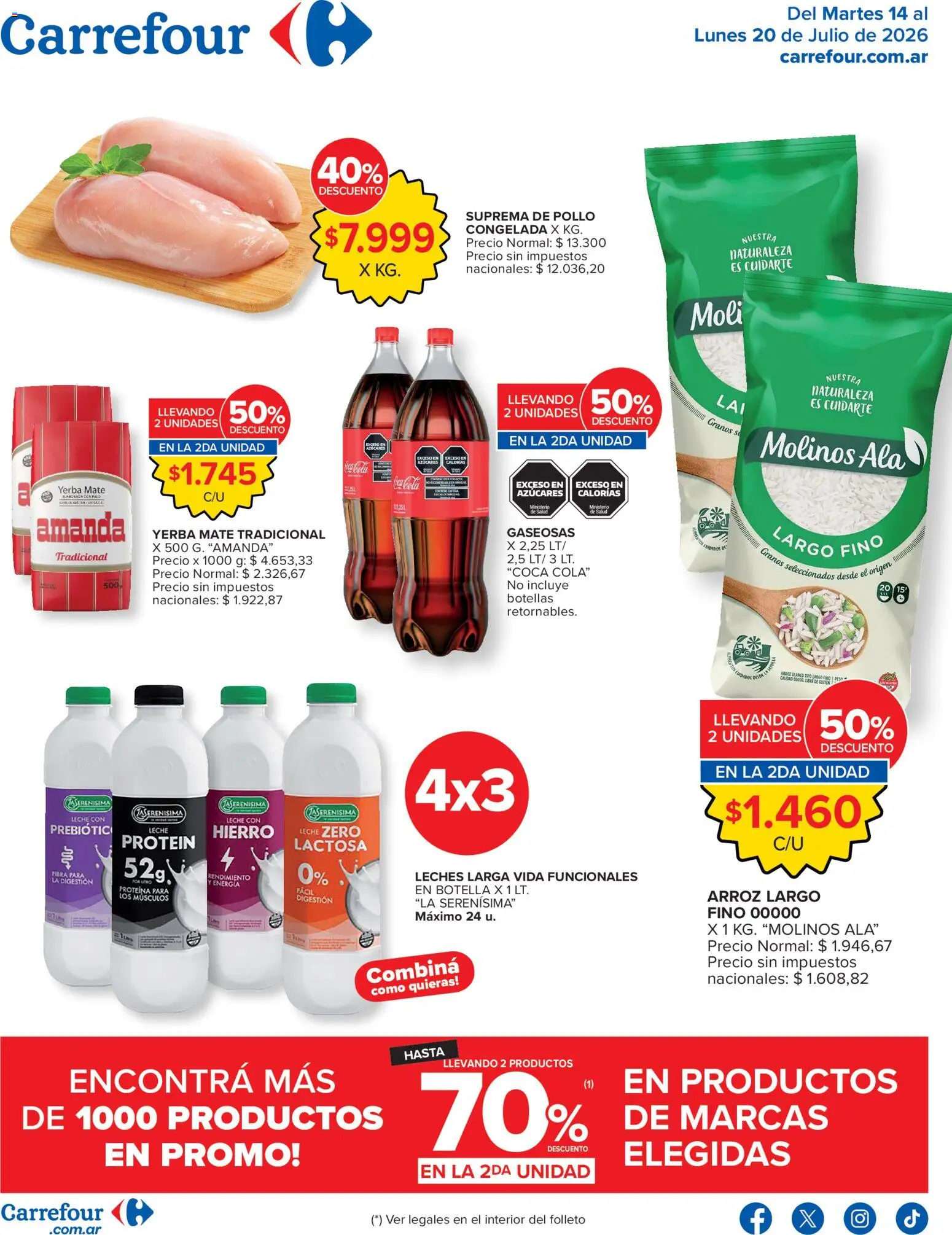 Carrefour ofertas (14/07/2026 catalogue cover