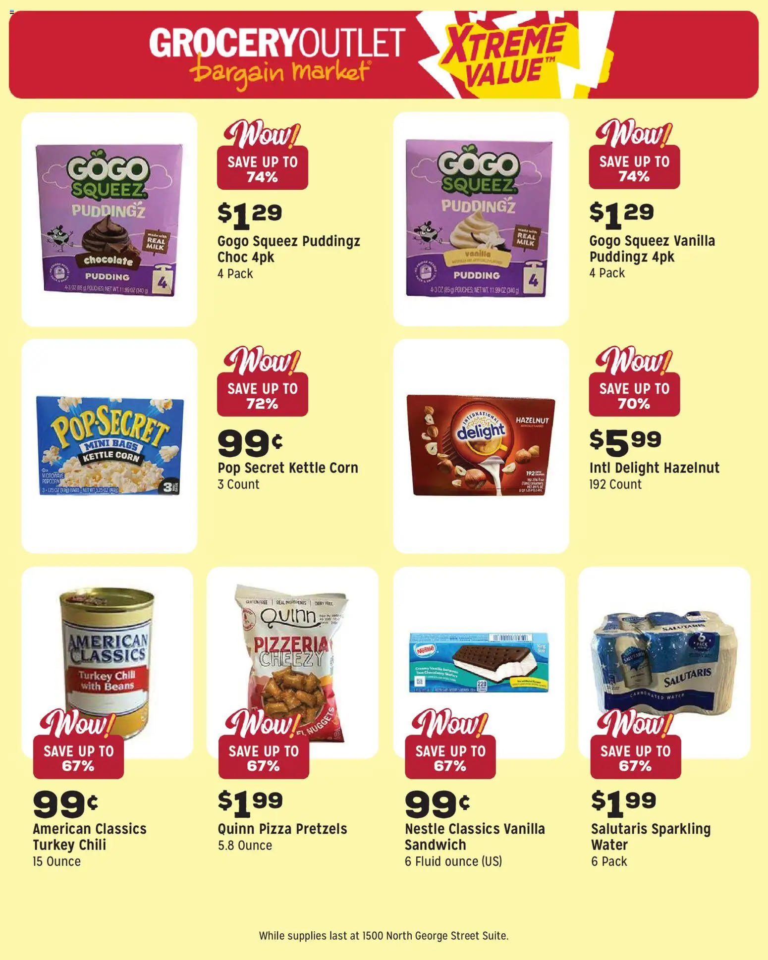 Grocery Outlet Weekly Ad - PA - valid from 27.05.2026 | Page: 10 | Products: Corn, Milk, Pizza, Microwave