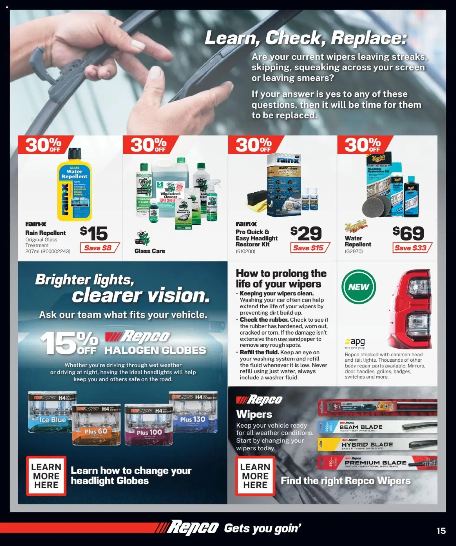 Repco catalogue - valid from 23/07/2026 | Page: 15 | Products: Cleaner, Washer, Screen, Treatment