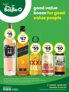 Preview of The Bottle-O - Good Value Booze, For Good Value People 22/06 - valid from 21/06/2026