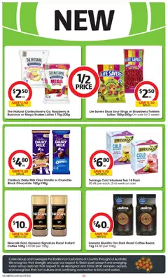 Preview of Coles catalogue - valid from 01/07/2026 | Page: 24 | Products: Dairy, Coffee, Tea, Lollies