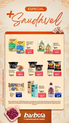 Barbosa Supermercados ofertas Saudável - Pré-Visualização do folheto da loja Barbosa Supermercados, válido de 12.06.2026