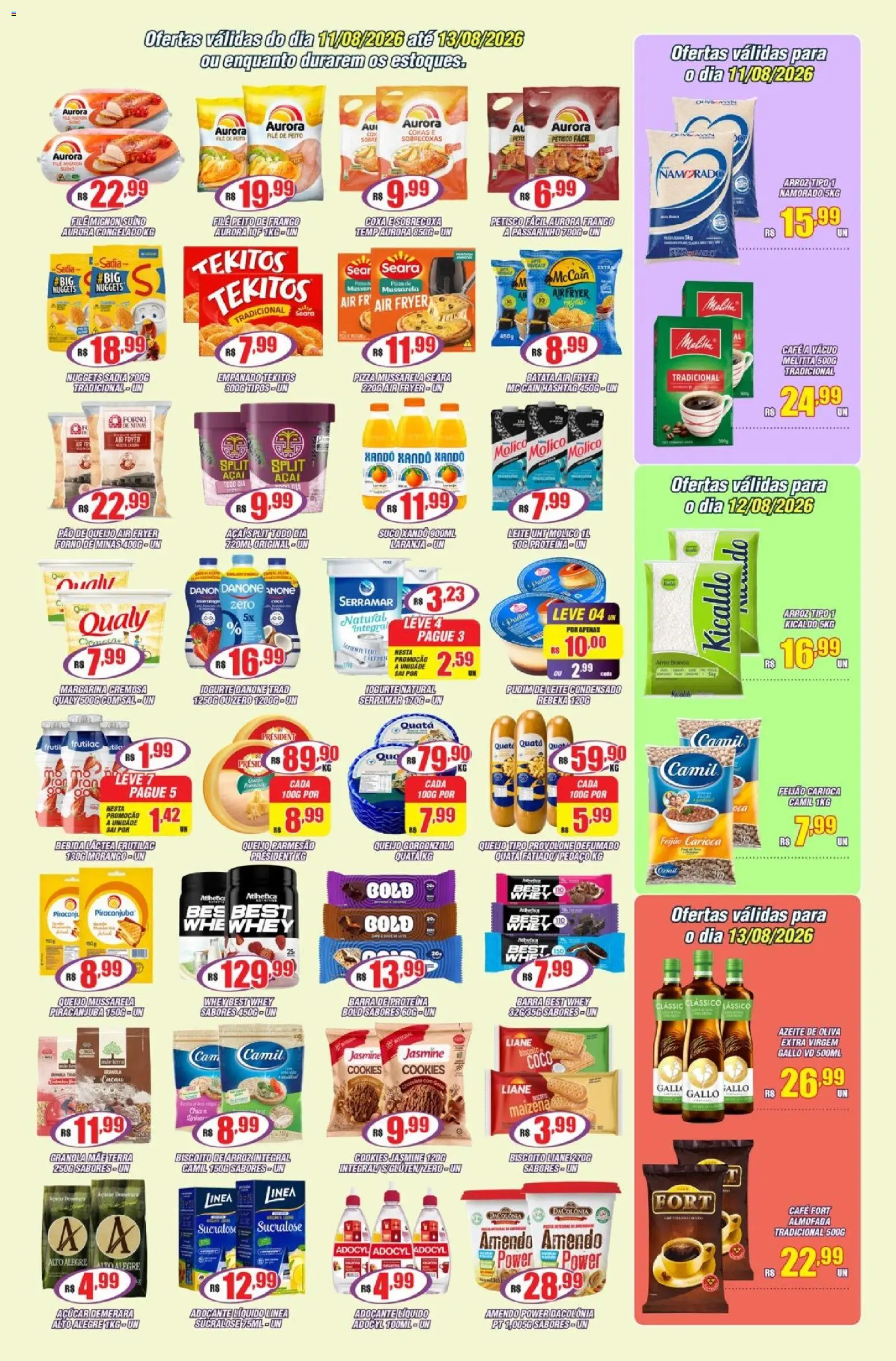 Violeta Supermercados Folheto - válido de 11/08/2026 | Página: 2 | Produtos: Coco, Air fryer, Açúcar, Barra de proteína