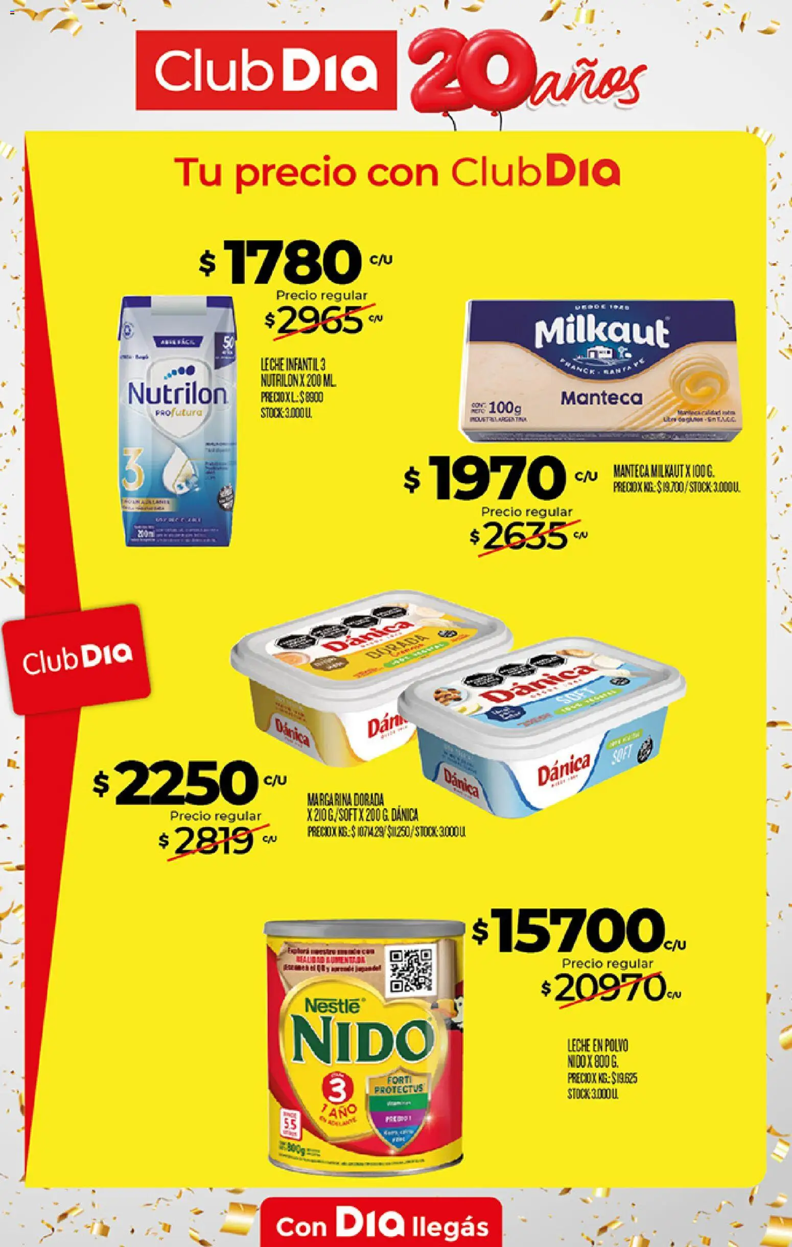 Supermercado DIA Ofertas │ válido desde el 01/09/2026 | Página: 12 | Productos: Leche en polvo, Polvo, Leche, Margarina