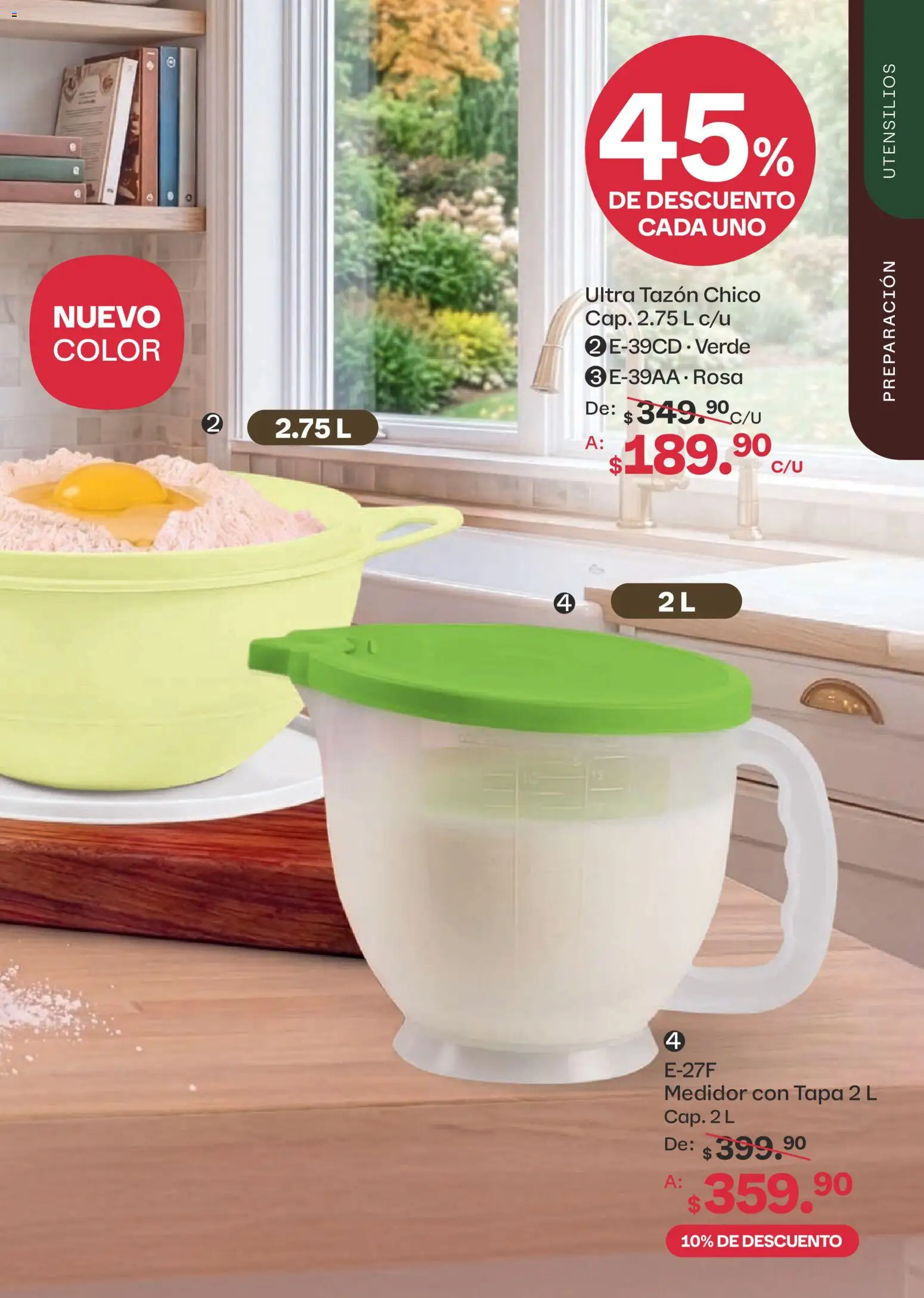 Nuevas ofertas de Tupperware válidas en toda la República Mexicana desde el 07/09/2026. ¡Encuentra las mejores ofertas en Tupperware catálogo! | Página: 85