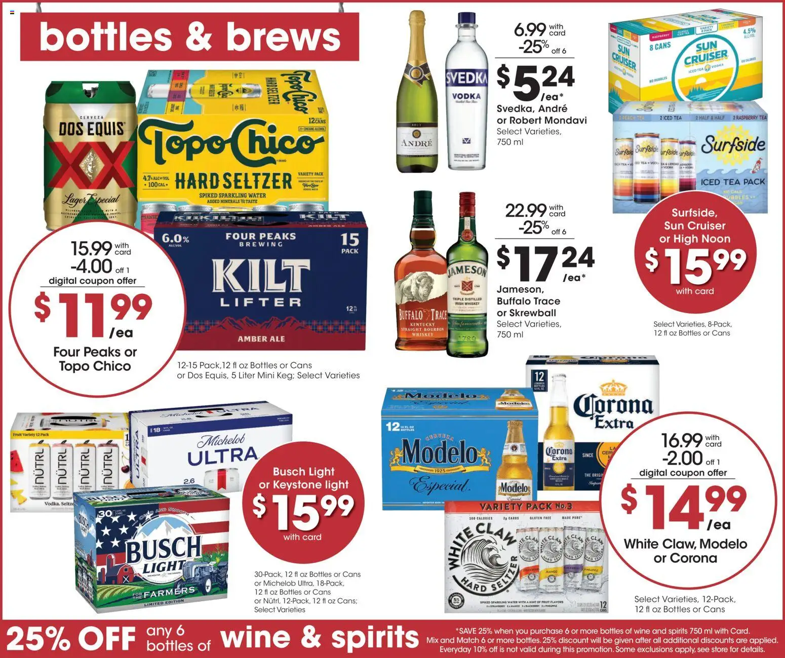 Fry's Food Weekly Ad - valid from 09/16/2026 | Page: 13 | Products: Jameson, Wine, Vodka, Raspberry