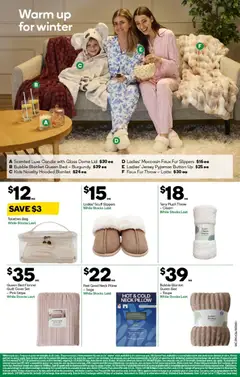Preview of Woolworths catalogue  - valid from 29.04.2026 | Page: 41 | Products: Jersey, Slippers, Device, Blanket