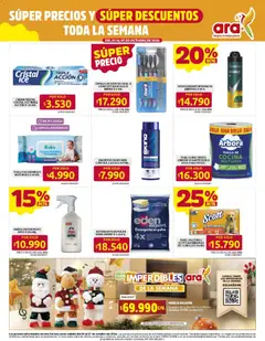 Ara catálogo -  Vista previa de la revista de la tienda Ara valido desde el 01/10/2026 | Página: 16 | Productos: Pilas, Toallas, Cepillo, Hoja