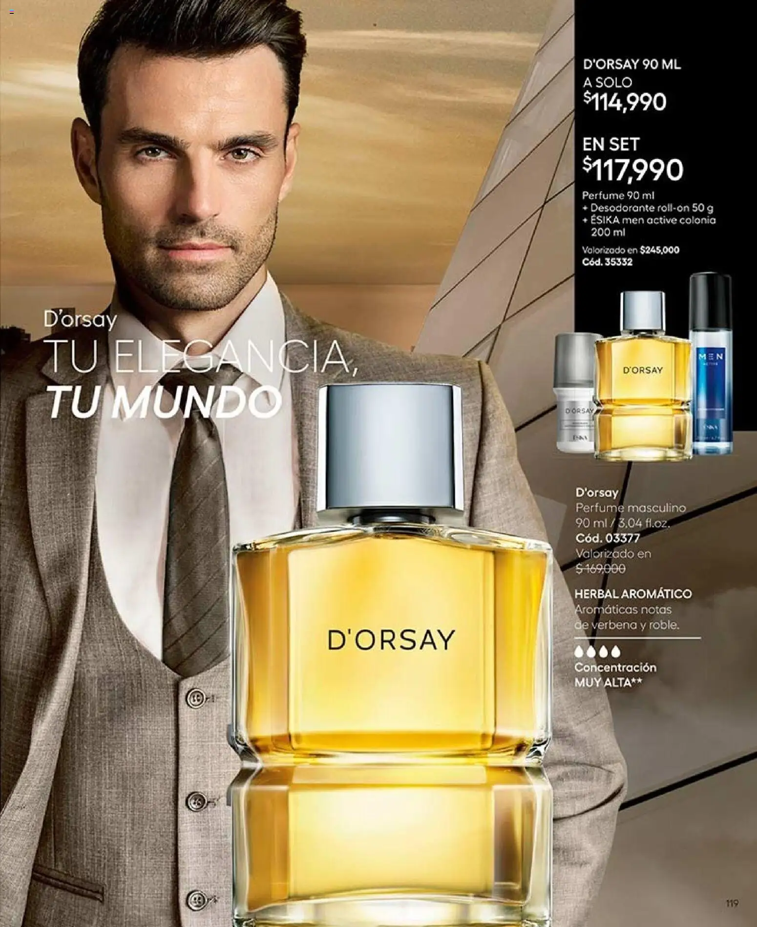 Ésika revista - valida desde el 07/09/2026 | Página: 121 | Productos: Perfume, Desodorante