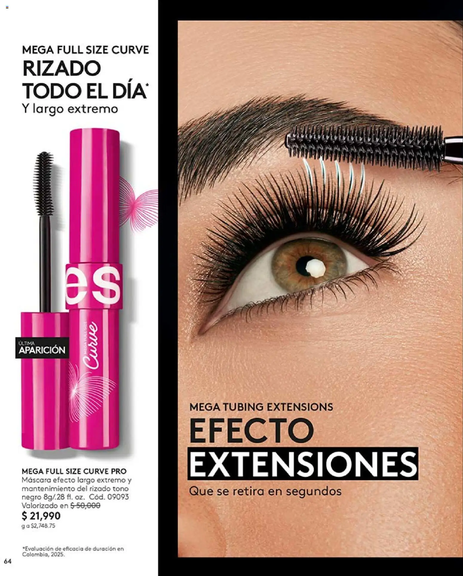 Ésika revista - valida desde el 17/07/2026 | Página: 64 | Productos: Máscara