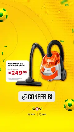 Casa e Video ofertas - Pré-Visualização do folheto da loja Casa e Video, válido de 23/06/2026 | Página: 6 | Produtos: Aspirador de pó, Pó