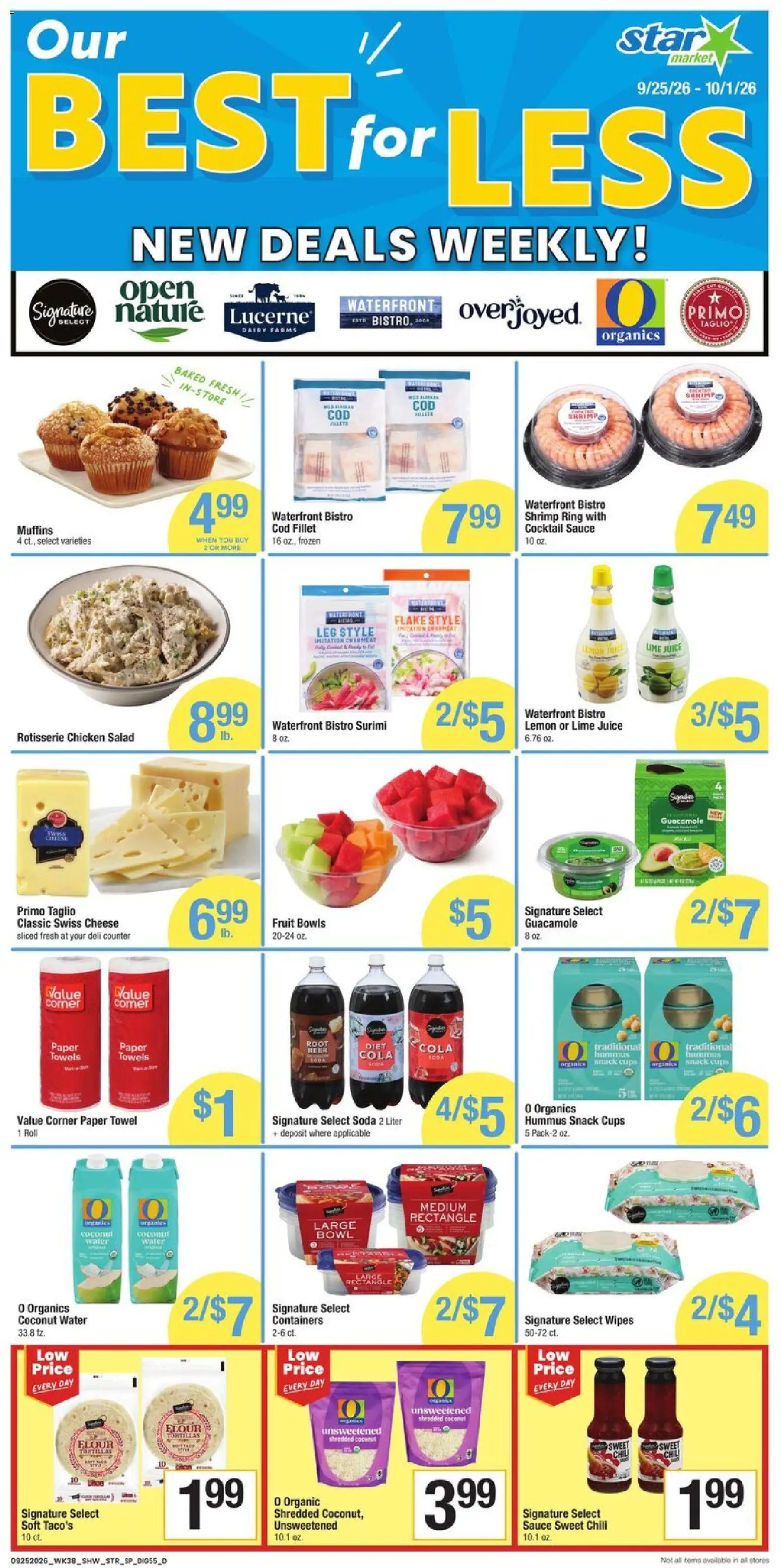 Star Market Weekly Ad - valid from 09/25/2026 | Page: 7 | Products: Shrimp, Chicken, Beer, Sauce