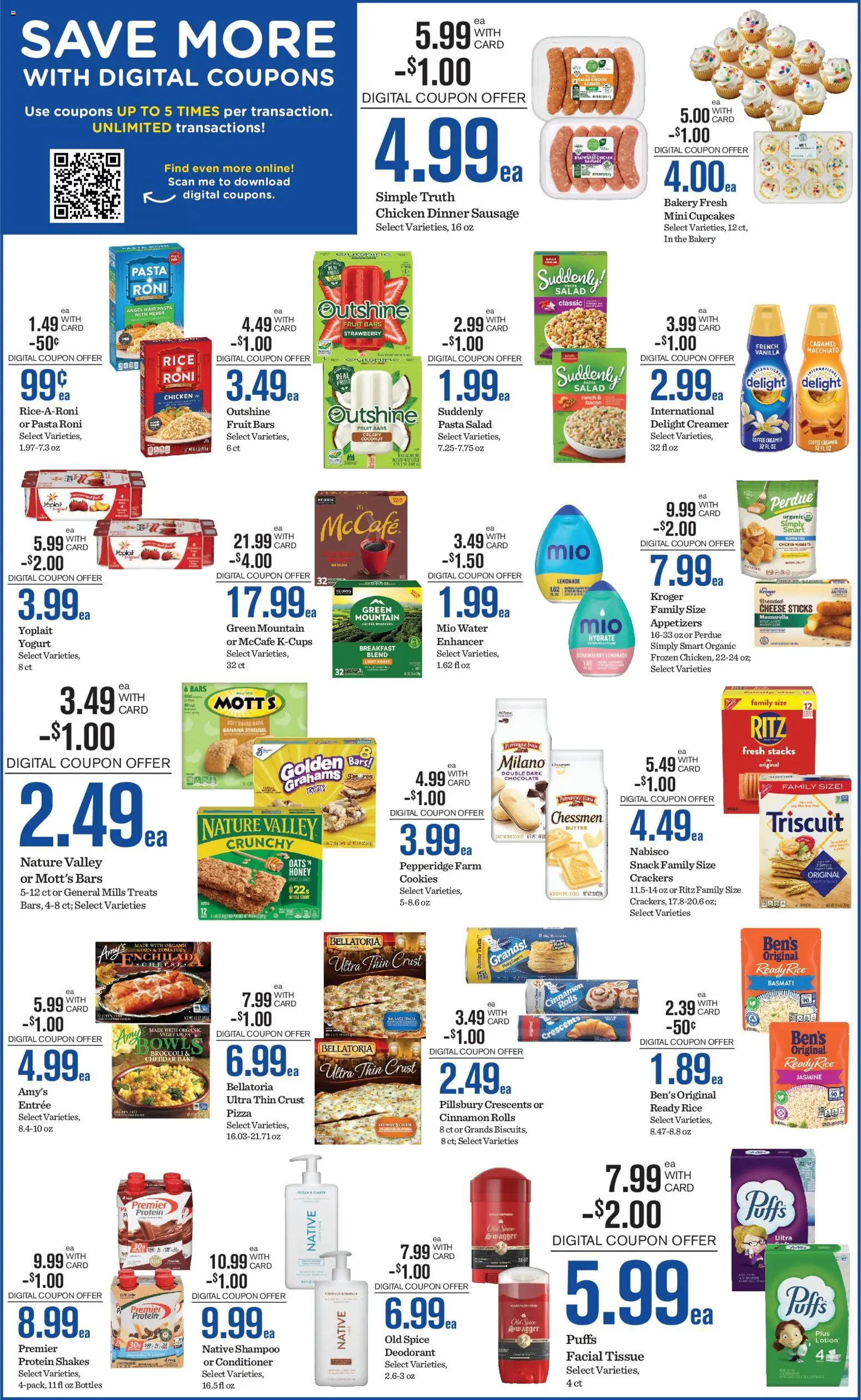 Mariano's Weekly Ad - valid from 10.06.2026 | Page: 6 | Products: Deodorant, Cookies, Salad, Sausage