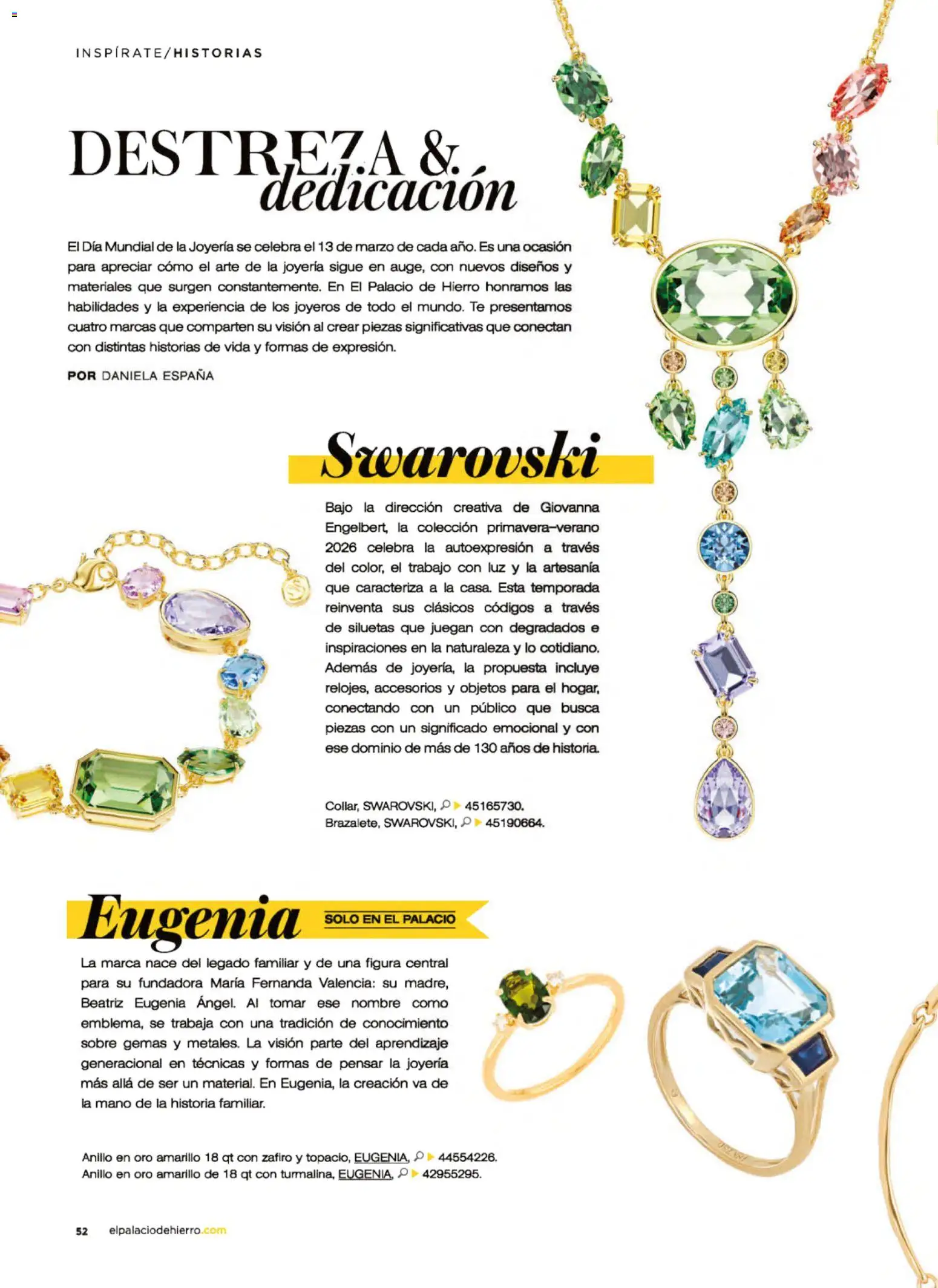 Nuevas ofertas de Palacio De Hierro válidas en toda la República Mexicana desde el 01.03.2026. ¡Encuentra las mejores ofertas en Palacio De Hierro catálogo! | Página: 54 | Productos: Té, Anillo, Sobre