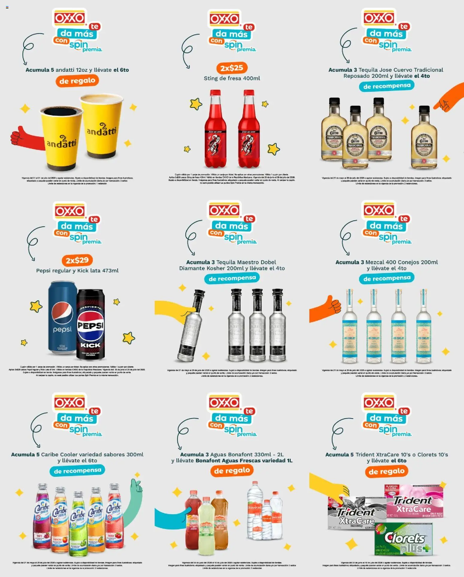 Nuevas ofertas de OXXO válidas en toda la República Mexicana desde el 25/06/2026. ¡Encuentra las mejores ofertas en OXXO folleto! | Página: 2 | Productos: Limón, Mango, Helado, Té