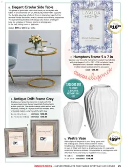 Preview of Innovations catalogue  - valid from 26.03.2026 | Page: 25 | Products: Table, Photo frame, Vase
