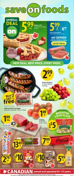 Preview of Save on foods weekly flyer / circulaire from shop Save on foods valid from 04.06.2026