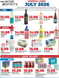 Preview of HyVee weekly ads valid from 07/01/2026