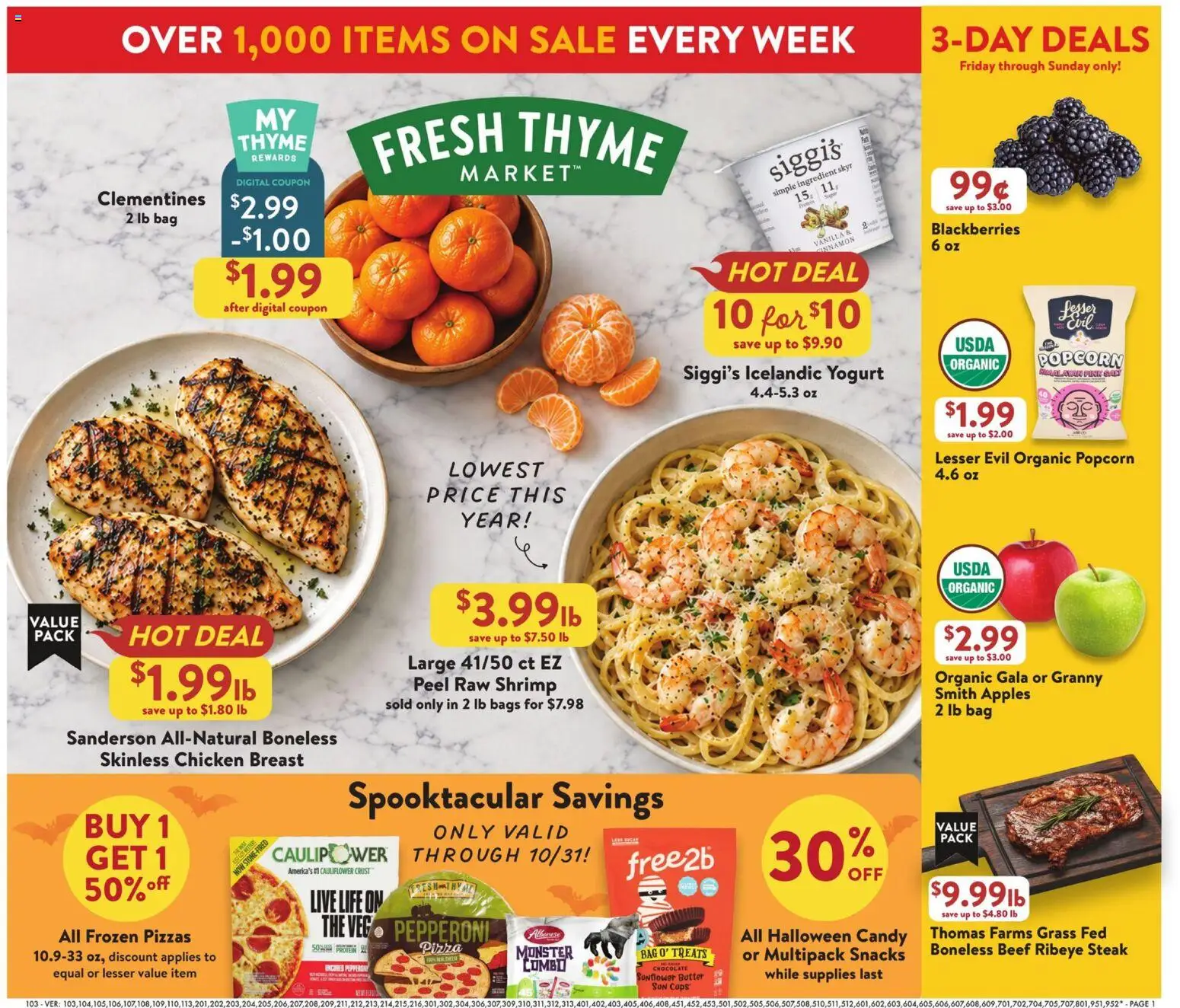 Fresh Thyme Weekly Ad - valid from 10/28/2026 | Page: 1