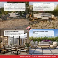 Vista previa de City Club Catálogo de muebles, nuevo folleto de la tienda, válido en México a partir del 13.03.2026 | Página: 3 | Productos: Sofá, Espuma, Mesa de centro, Pintura