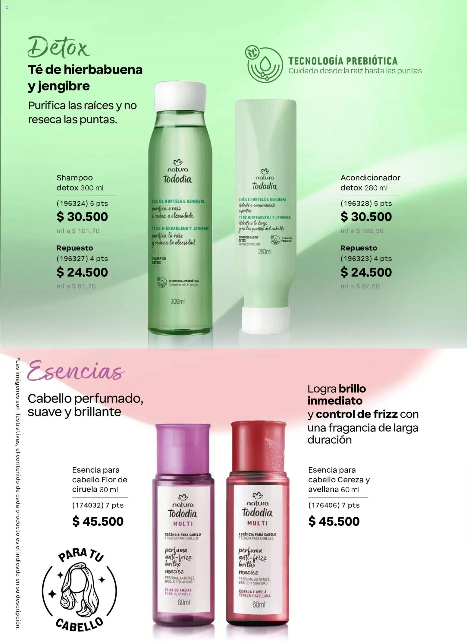 Natura revista - valida desde el 11.06.2026 | Página: 151 | Productos: Esencias, Brillo, Fragancia, Acondicionador