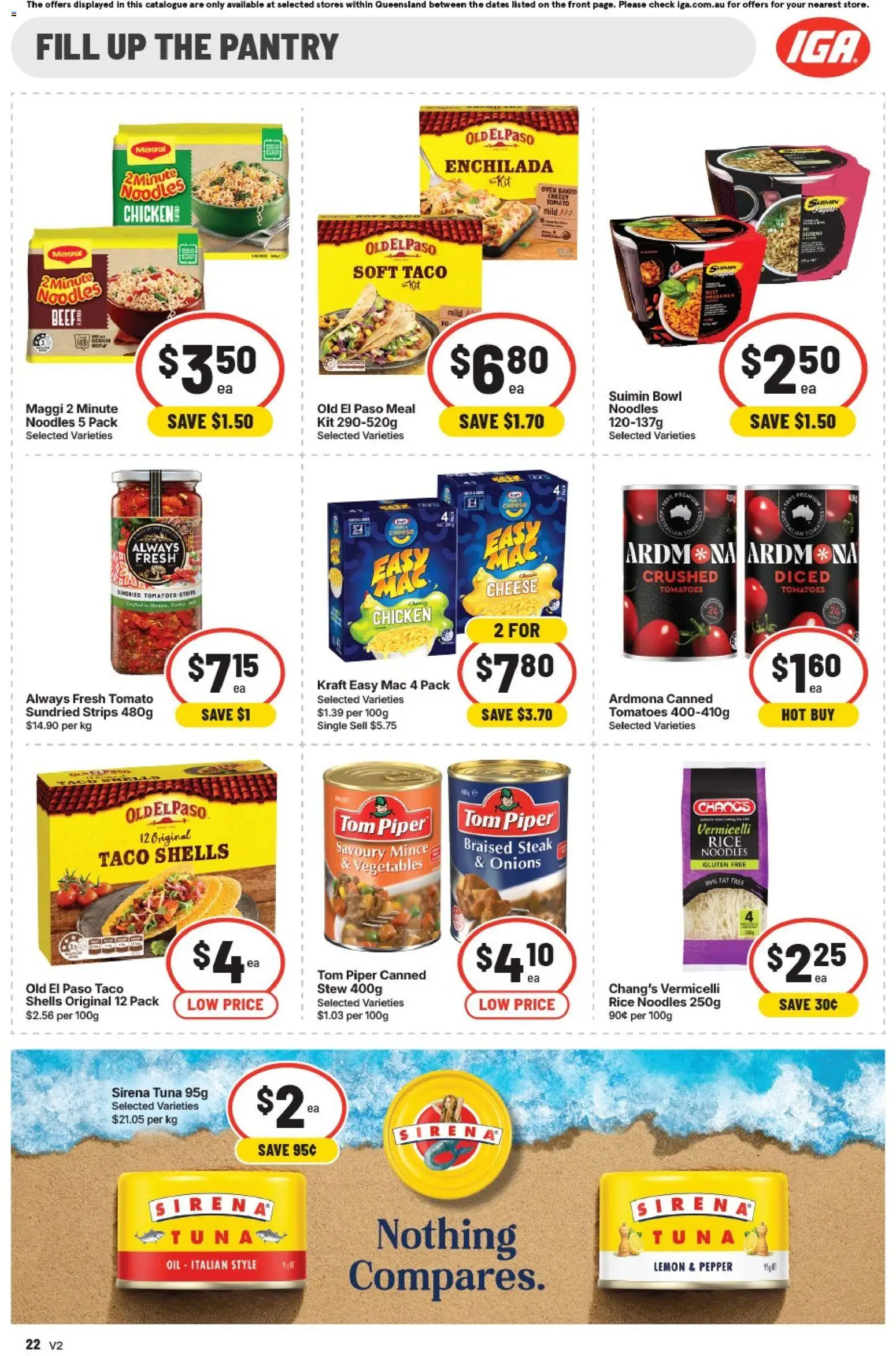 IGA catalogue - valid from 02/08/2026 | Page: 25 | Products: Chicken, Onions, Tuna, Oven