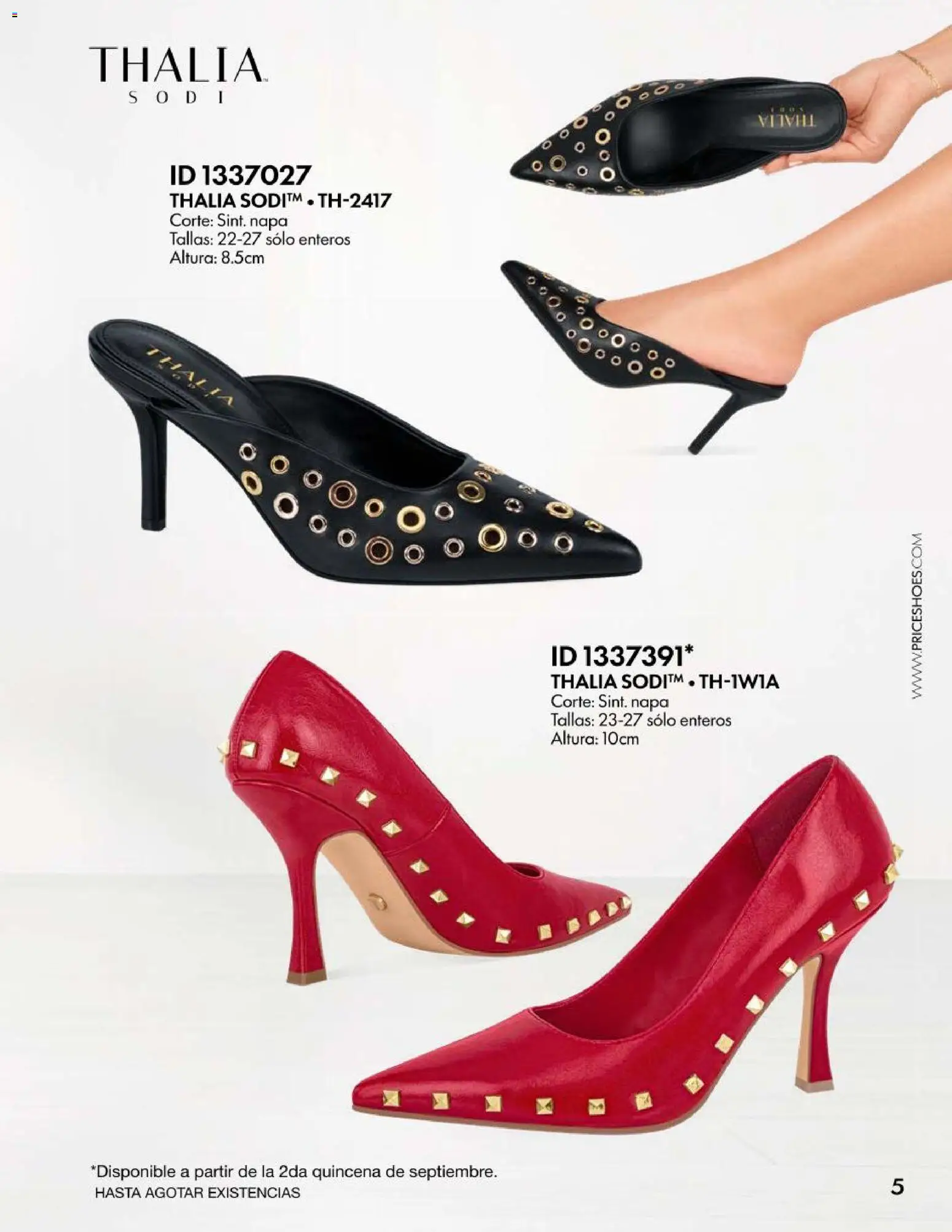 Nuevas ofertas de Price Shoes válidas en toda la República Mexicana desde el 28/08/2026. ¡Encuentra las mejores ofertas en Price Shoes catálogo Vestir Casual! | Página: 5