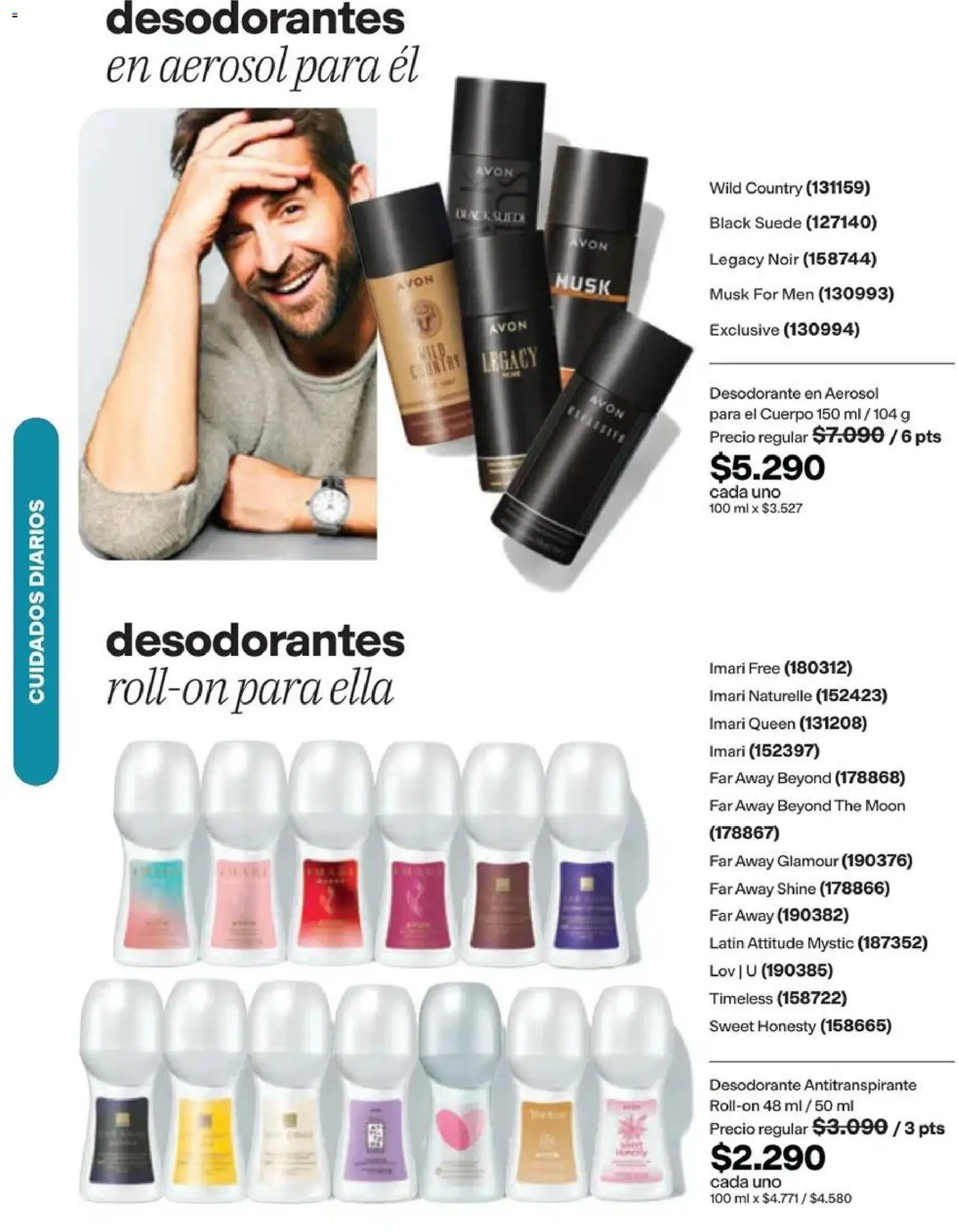 Catálogo Avon Campaña 14 │ válido desde el 15.09.2026 | Página: 111 | Productos: Desodorante, Antitranspirante