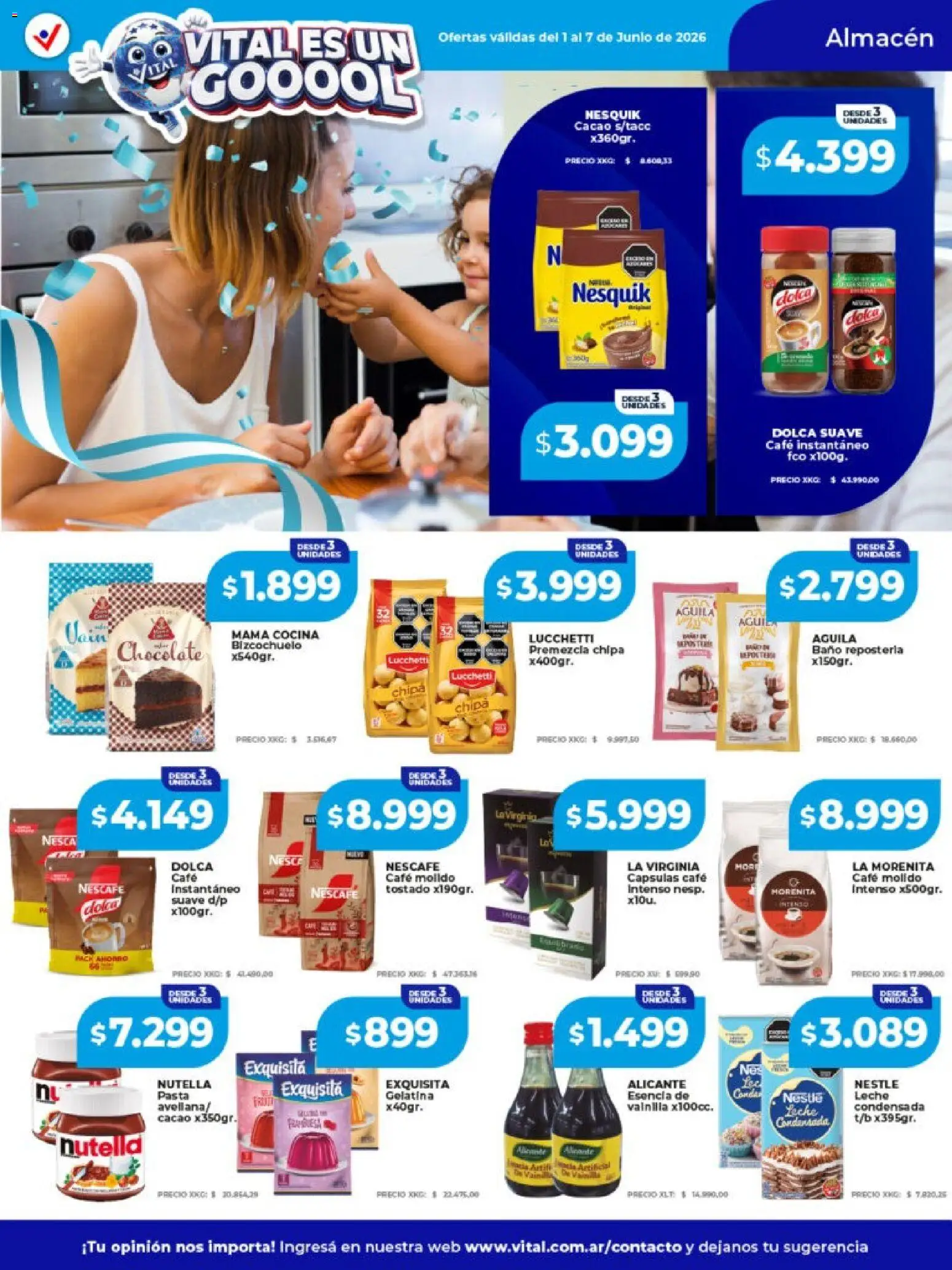 Vital - Ofertas - Mar del Plata │ válido desde el 01.06.2026 | Página: 12 | Productos: Cocina, Baño, Leche, Café