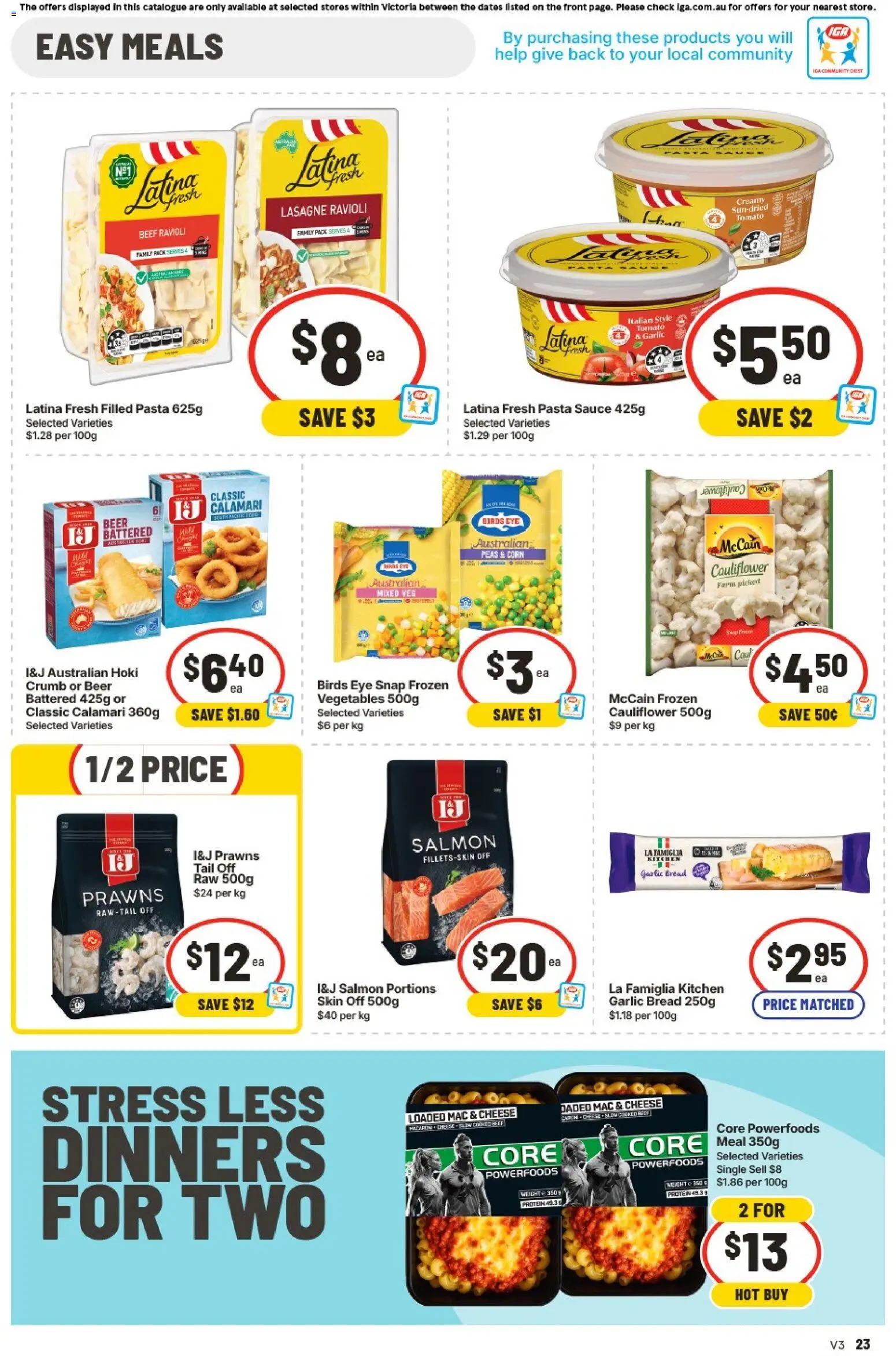 IGA catalogue - valid from 29/07/2026 | Page: 23 | Products: Beer, Beef, Pasta, Vegetables