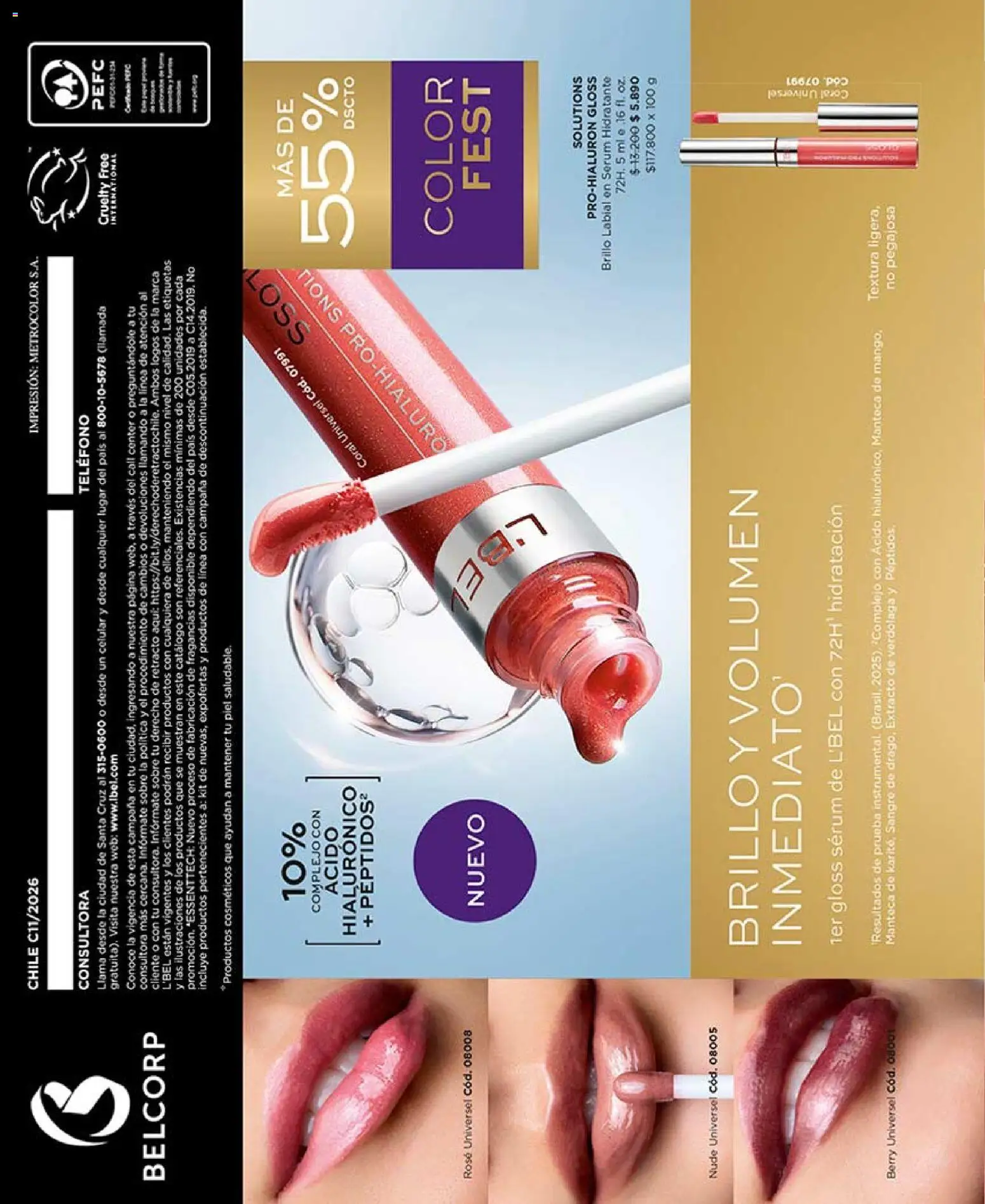 Catálogo L'Bel Campaña 11 │ válido desde el 15.06.2026 | Página: 88 | Productos: Campana, Manteca, Labial, Teléfono