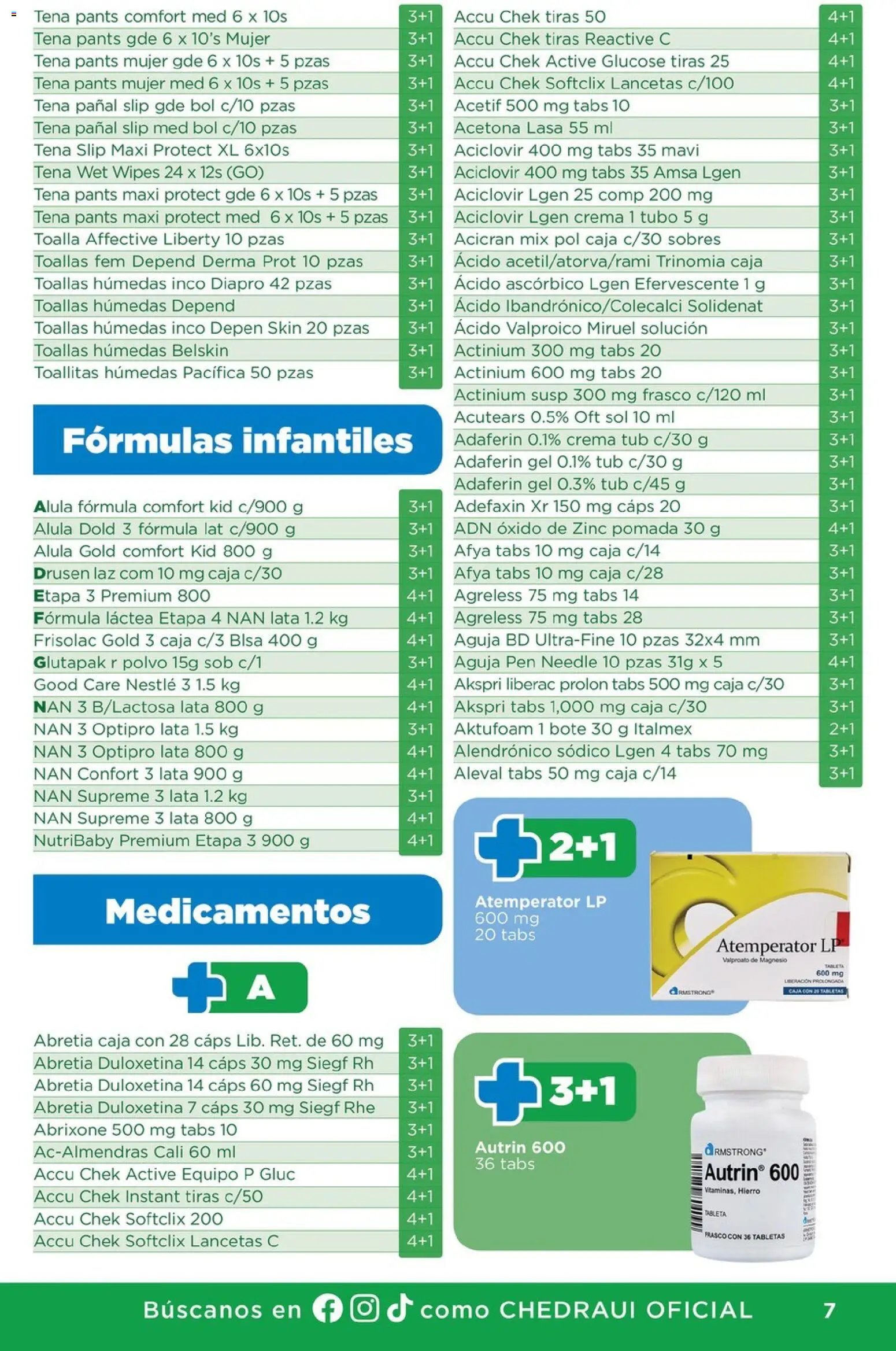 Nuevas ofertas de Chedraui válidas en toda la República Mexicana desde el 29/10/2026. ¡Encuentra las mejores ofertas en Chedraui folleto Farmacia! | Página: 7
