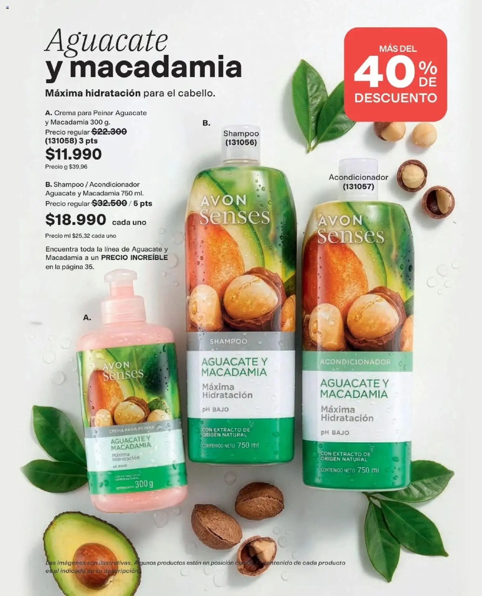 Avon revista - valida desde el 01.09.2026 | Página: 192 | Productos: Aguacate, Crema, Shampoo, Acondicionador
