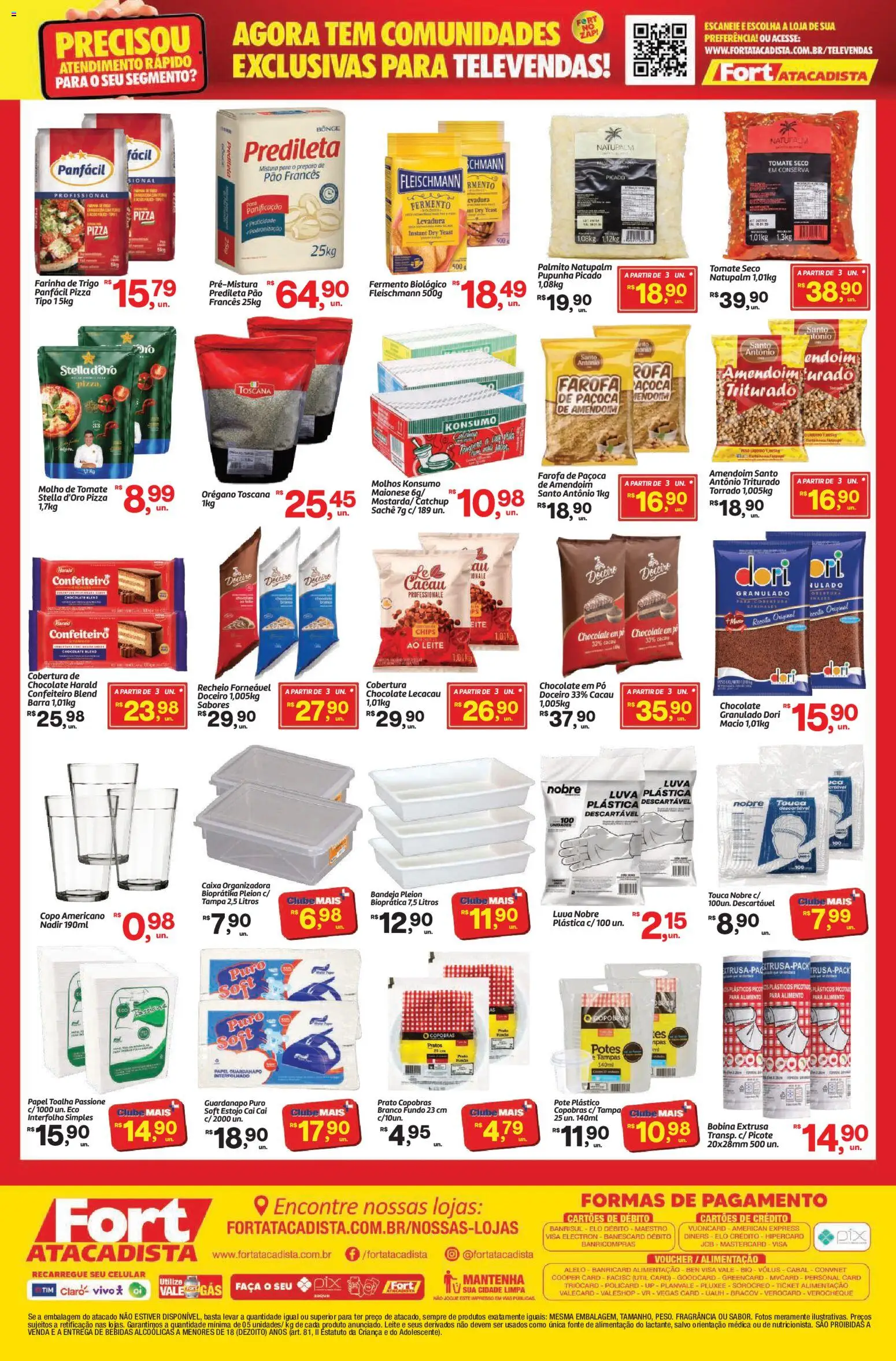 Fort Atacadista Folheto - válido de 07/09/2026 | Página: 2 | Produtos: Bebidas, Caixa, Chocolate, Caixa organizadora